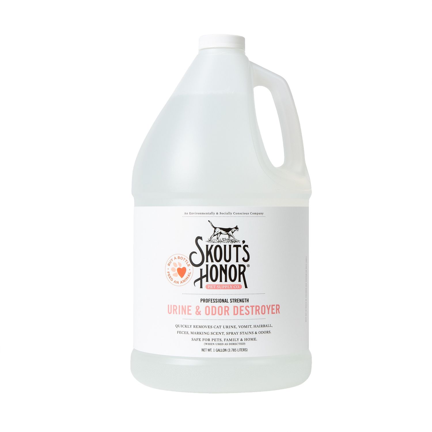 Skout's Honor Cat Urine and Odor Destroyer, Size: 1 Gallon