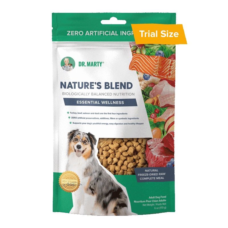 Dr. Marty Nature's Blend Essential Wellness Dog Food, Size: 6oz