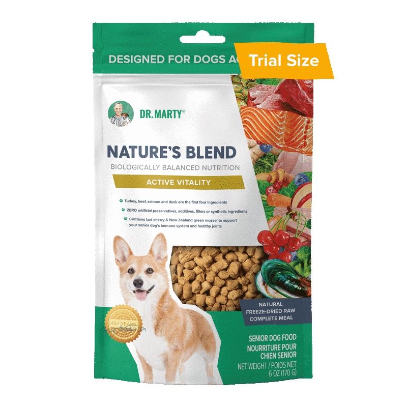 Dr. Marty Nature's Blend Active Vitality Dog Food, Size: 6oz