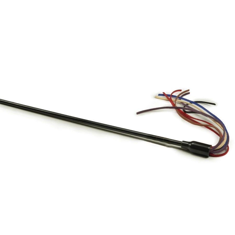 Cat Claws Cat Teaser Suede Tassel Wand Cat Toy Multi-Color 30 inch