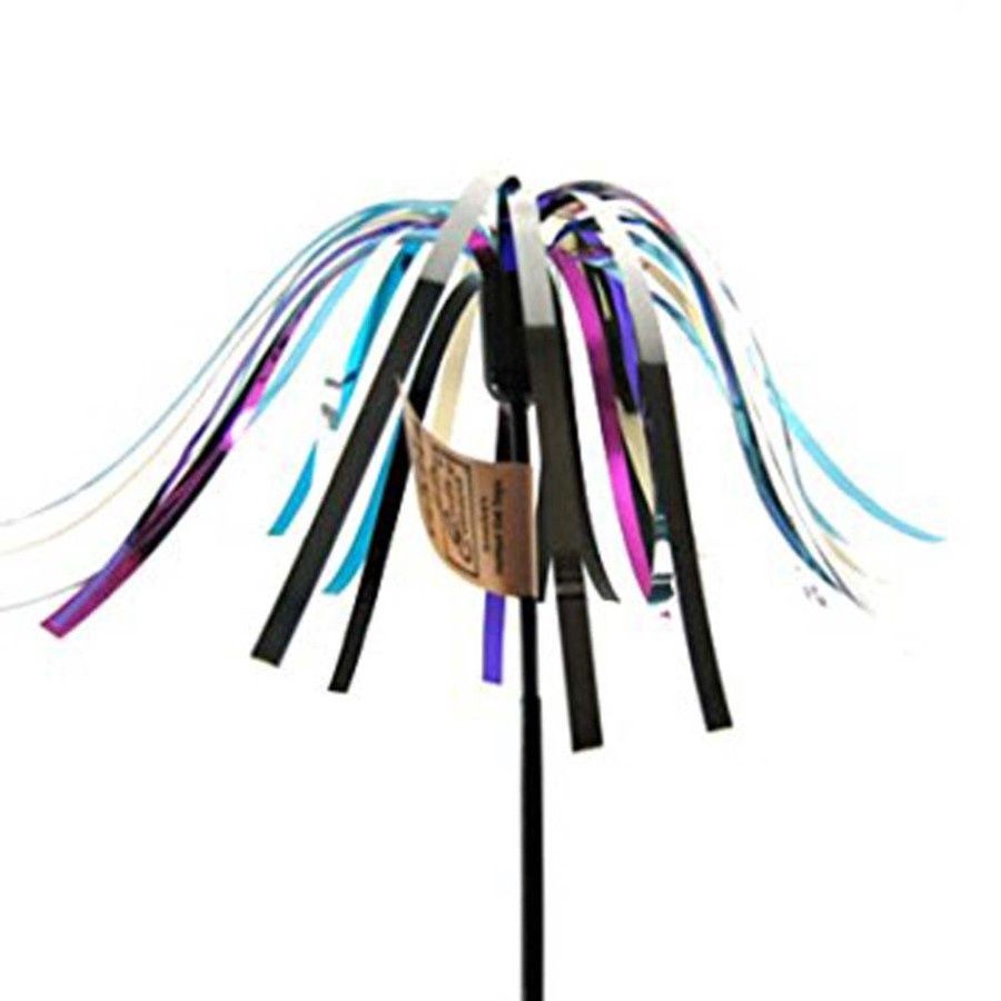 Cat Claws Cat Teaser Mylar Wand Cat Toy Multi-Color 18 inch