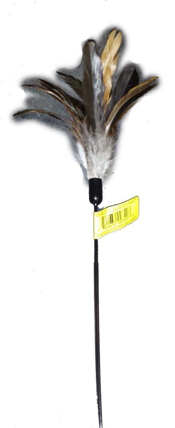 Cat Claws Cat Teaser Wiggler Wand Cat Toy Black/White 18 inch