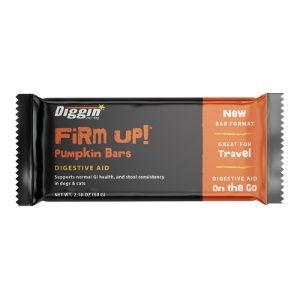 Diggin' Your Dog Firm Up! Pumpkin Bars - Digestive Aid, Package Size: 2.1oz