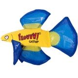 Yeowww! Mo Betta Fish Catnip Cat Toy, Color: Blue