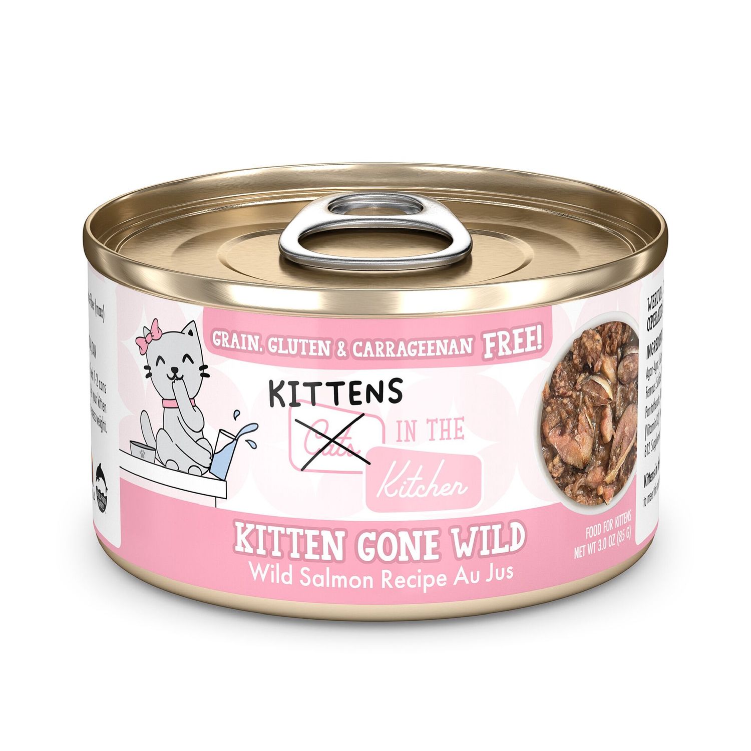 Weruva KITK Kitten Gone Wild Wet Cat Food, Size: 3oz
