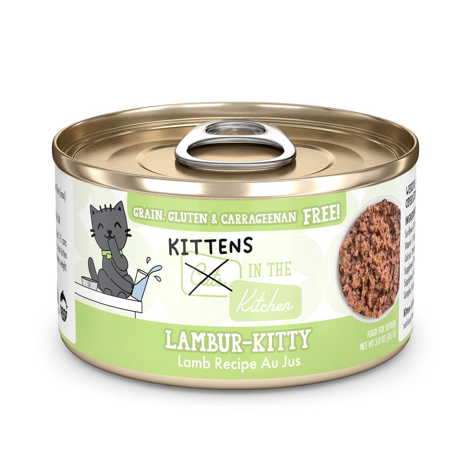 Weruva KITK Lambur-kitty Wet Cat Food, Size: 3oz