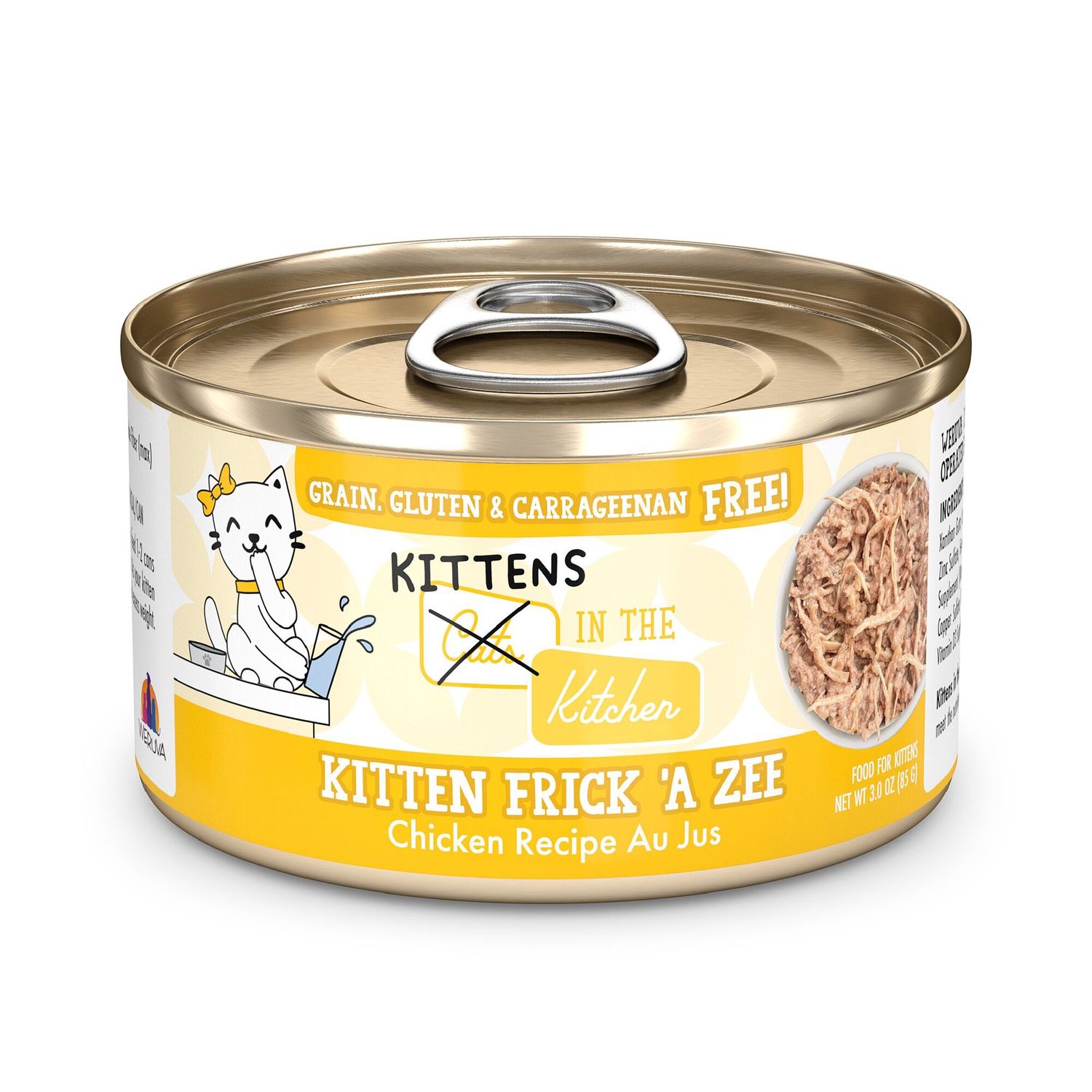 Weruva KITK Kitten Frick 'A Zee Wet Cat Food, Size: 3oz