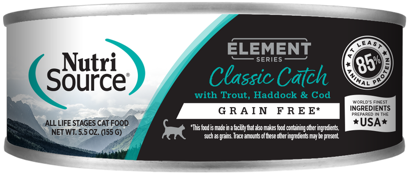 NutriSource Element Classic Catch Grain Free Wet Cat Food
