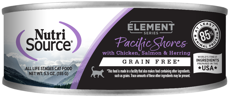 NutriSource Element Pacific Shores Grain Free Wet Cat Food