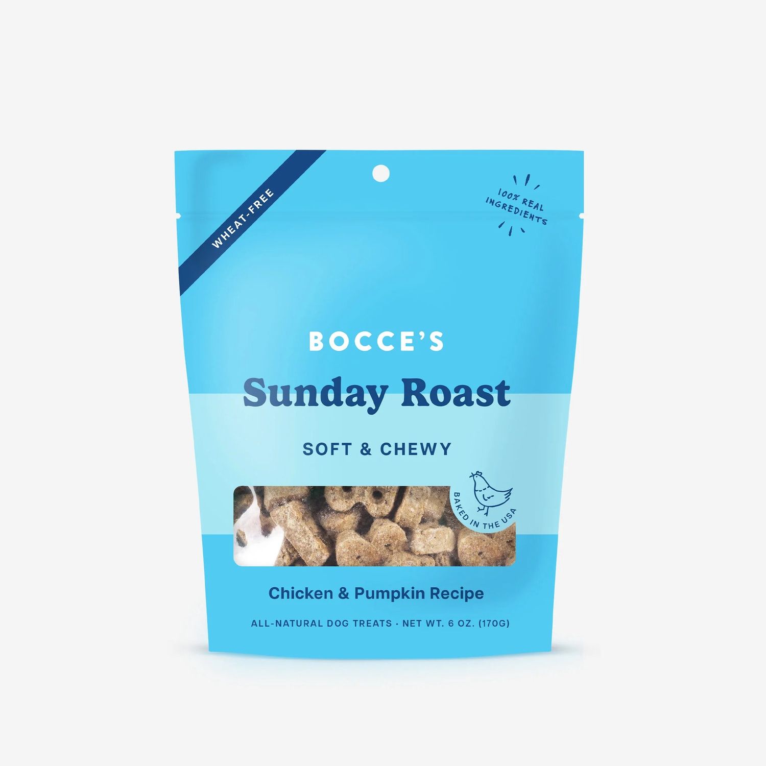 Bocce's Sunday Roast Soft &amp; Chewy Dog Treats, Package Size: 6oz