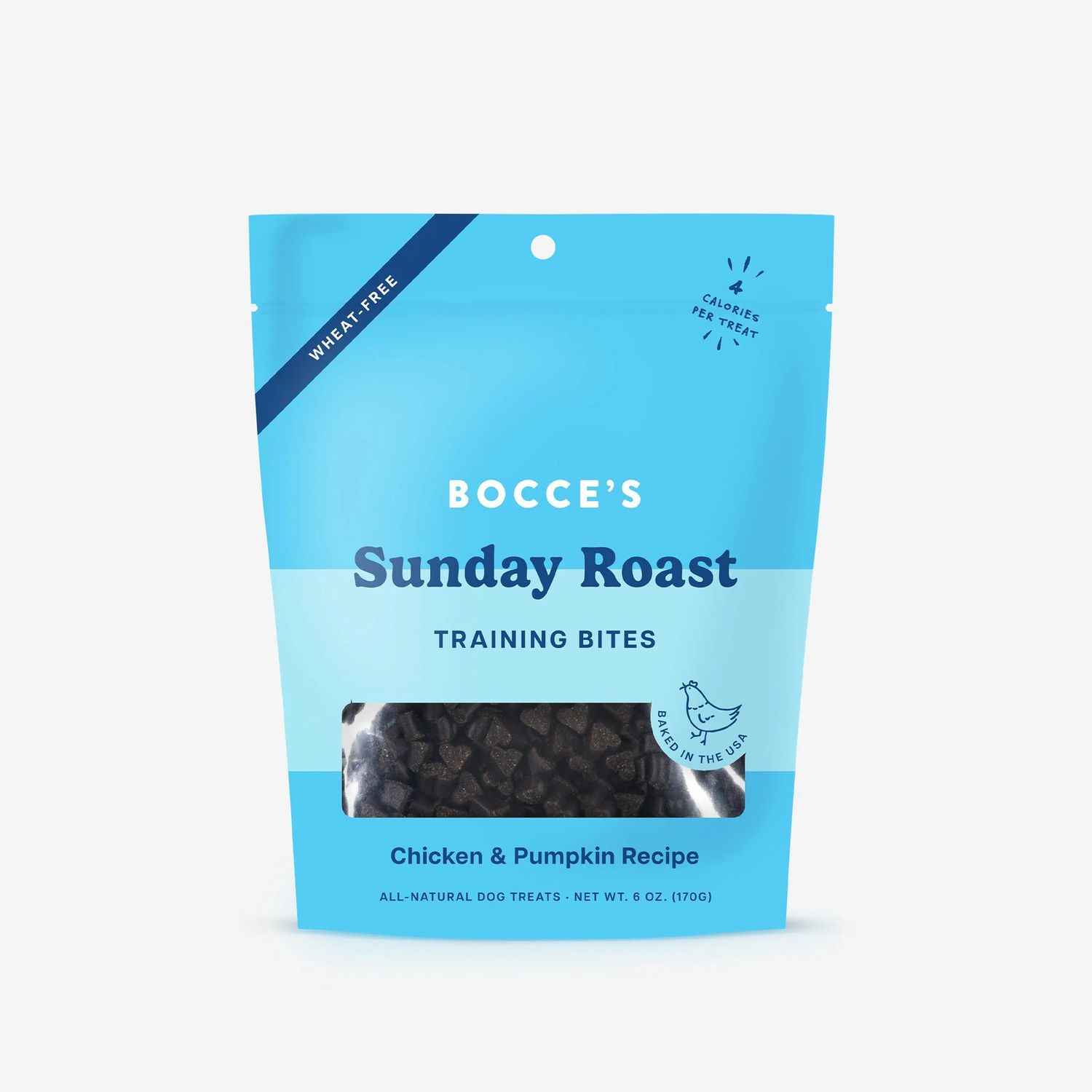 Bocce's Sunday Roast Training Bites Dog Treats, Package Size: 6oz