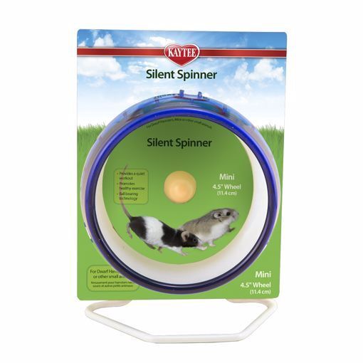 Kaytee Silent Spinner Small Animal Exercise Wheel, Size: Mini 4.5" For mice and dwarf hamsters