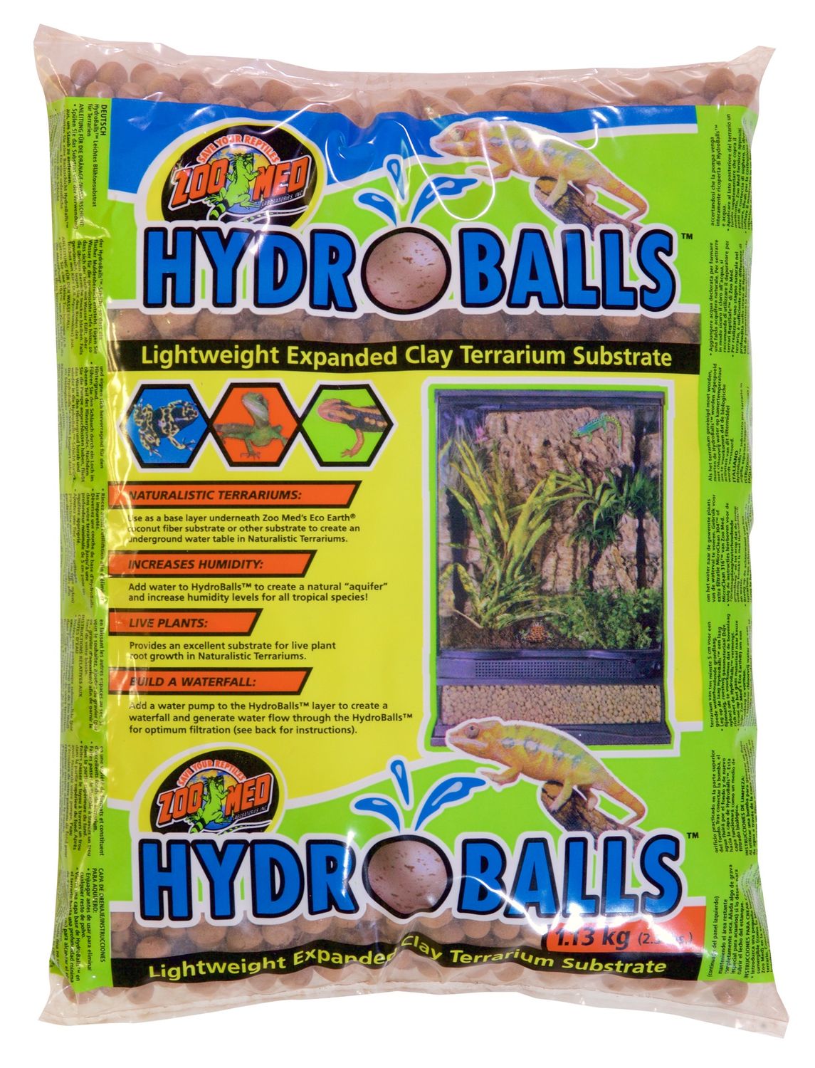Zoo Med Hydroball Clay Pellet Substrate, Size: 2.5lb