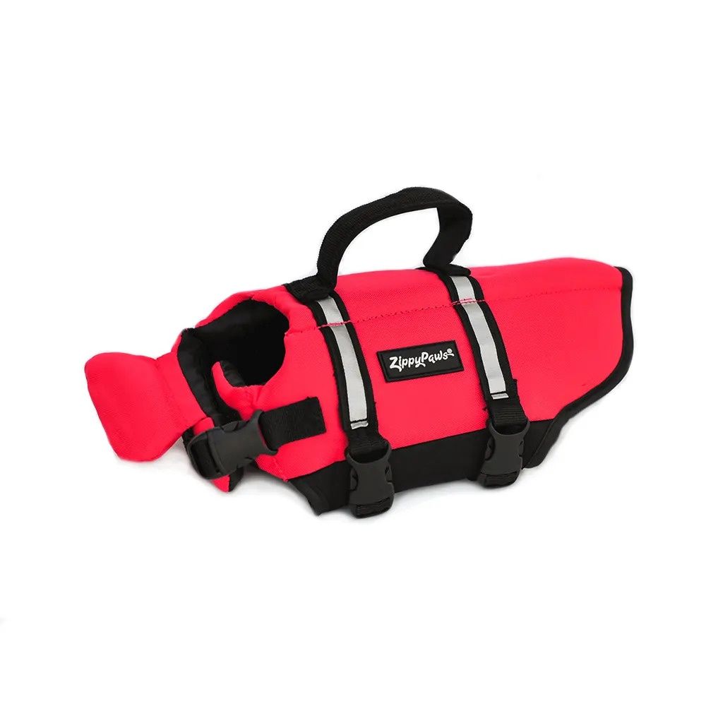 ZippyPaws Adventure Dog Life Jacket - Red, Size: XXSmall