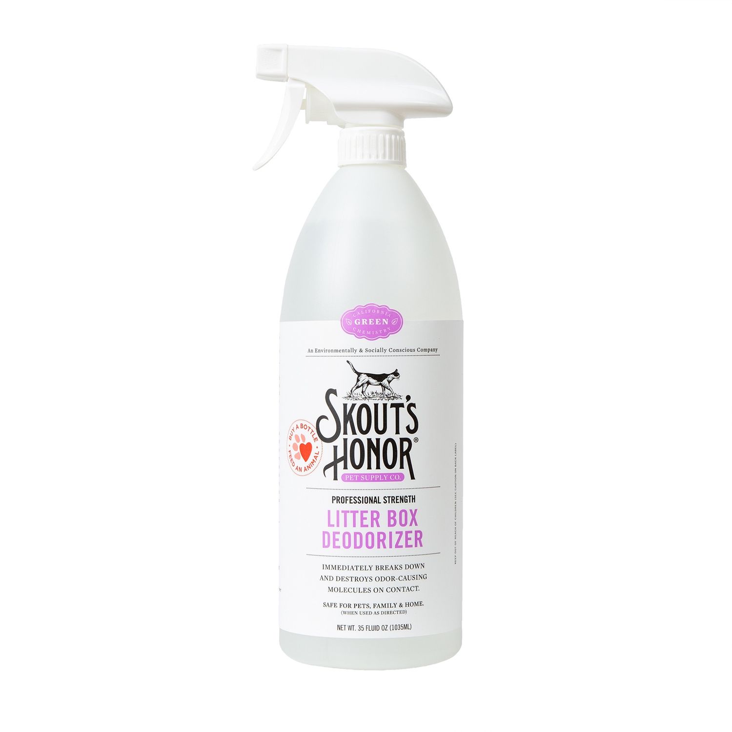 Skout's Honor Litter Box Odor Deodorizer, Size: 35oz