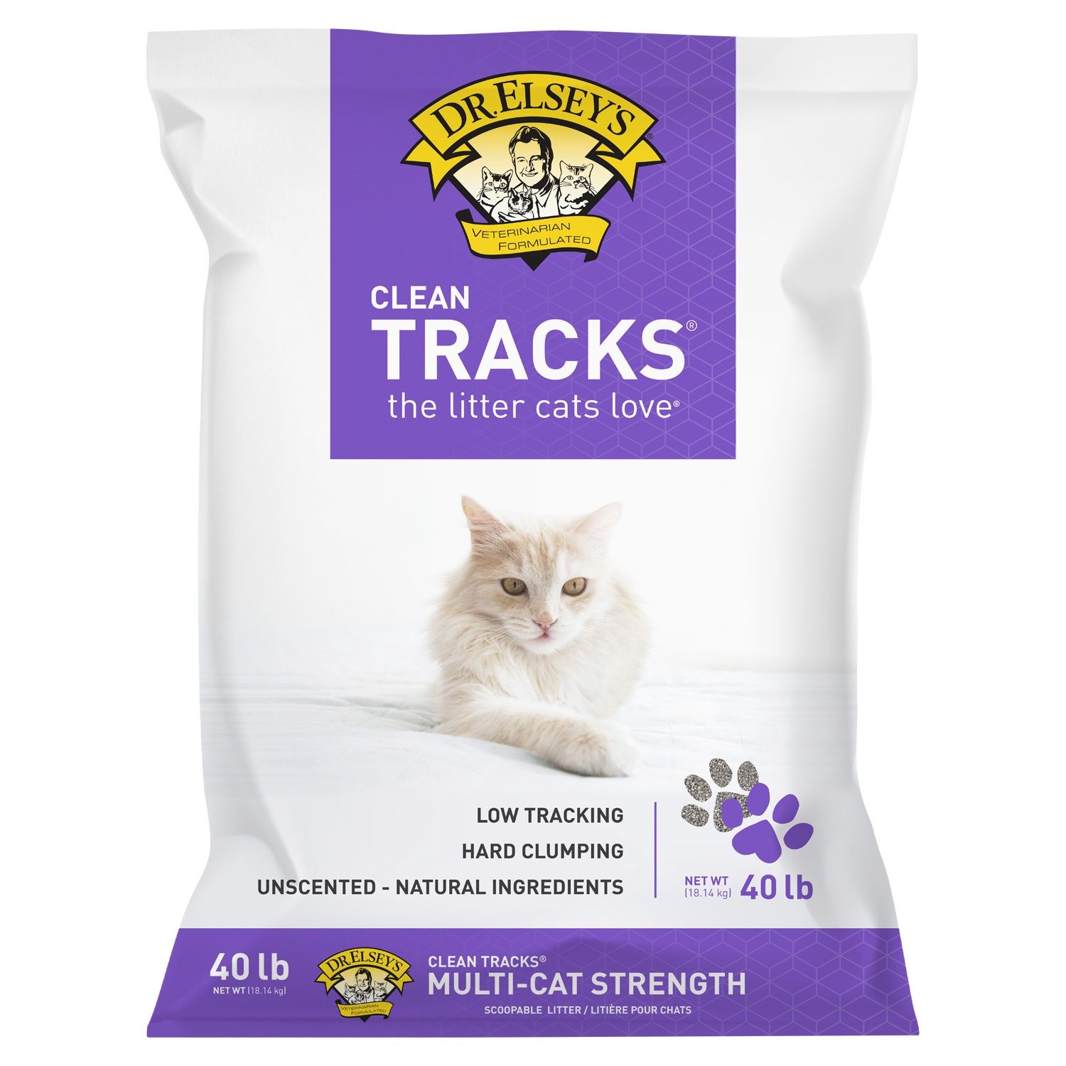 Dr. Elsey's Clean Tracks Cat Litter, Size: 40lb