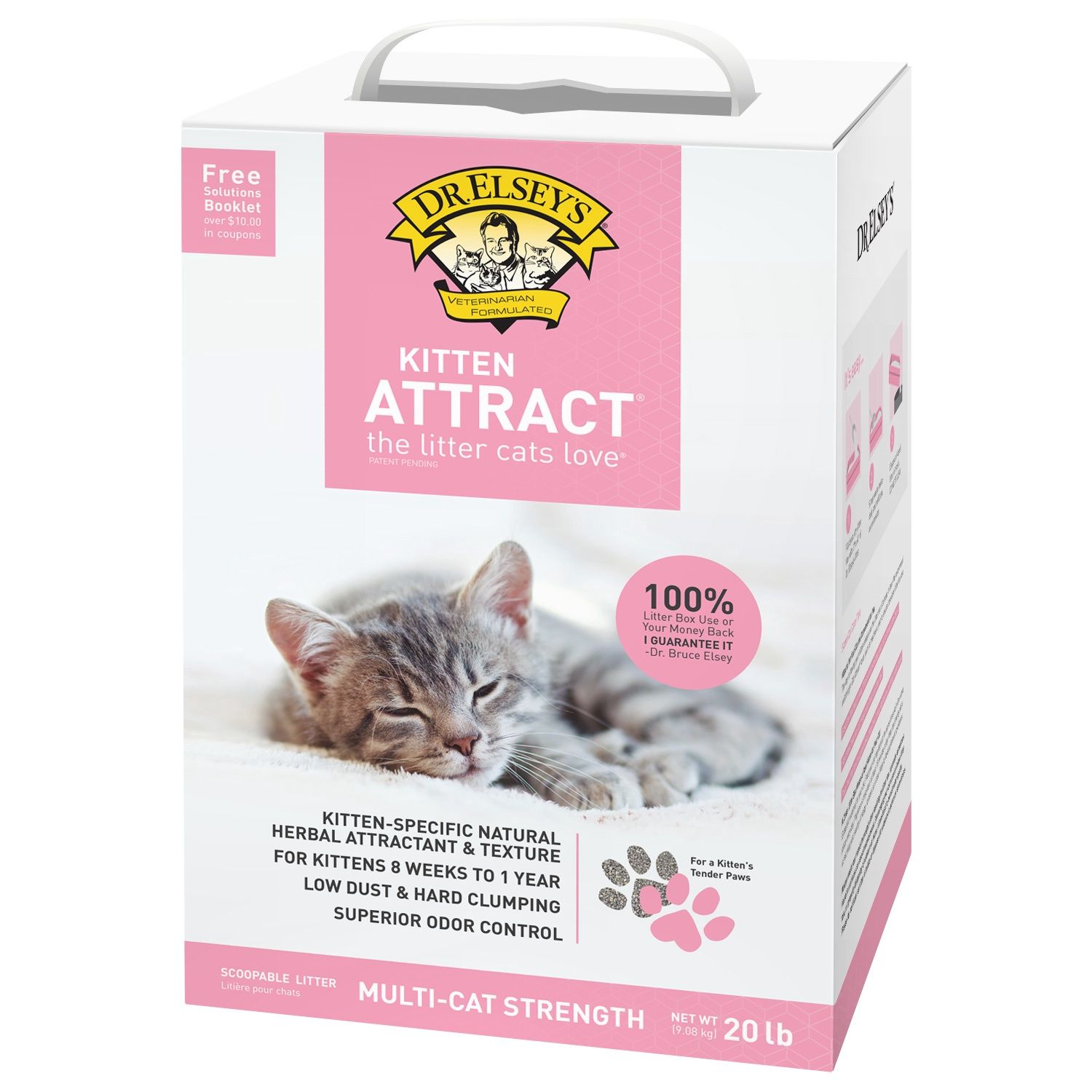 Dr. Elsey's Kitten Attract Litter, Size: 20lb
