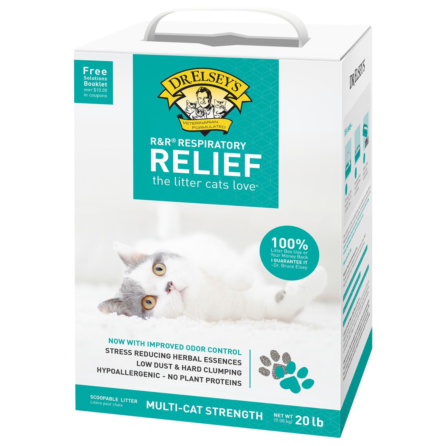 Dr. Elsey's R&amp;R Respiratory Relief Cat Litter, Size: 20lb