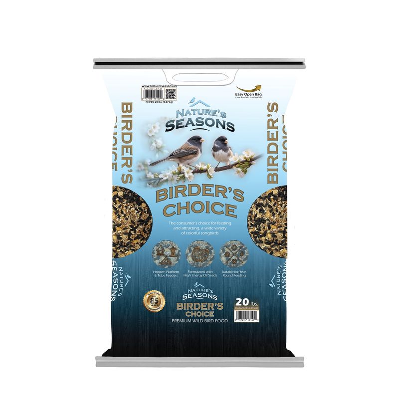 Nature's Seasons Birder's Choice Wild Bird Seed, 20lb Bag
