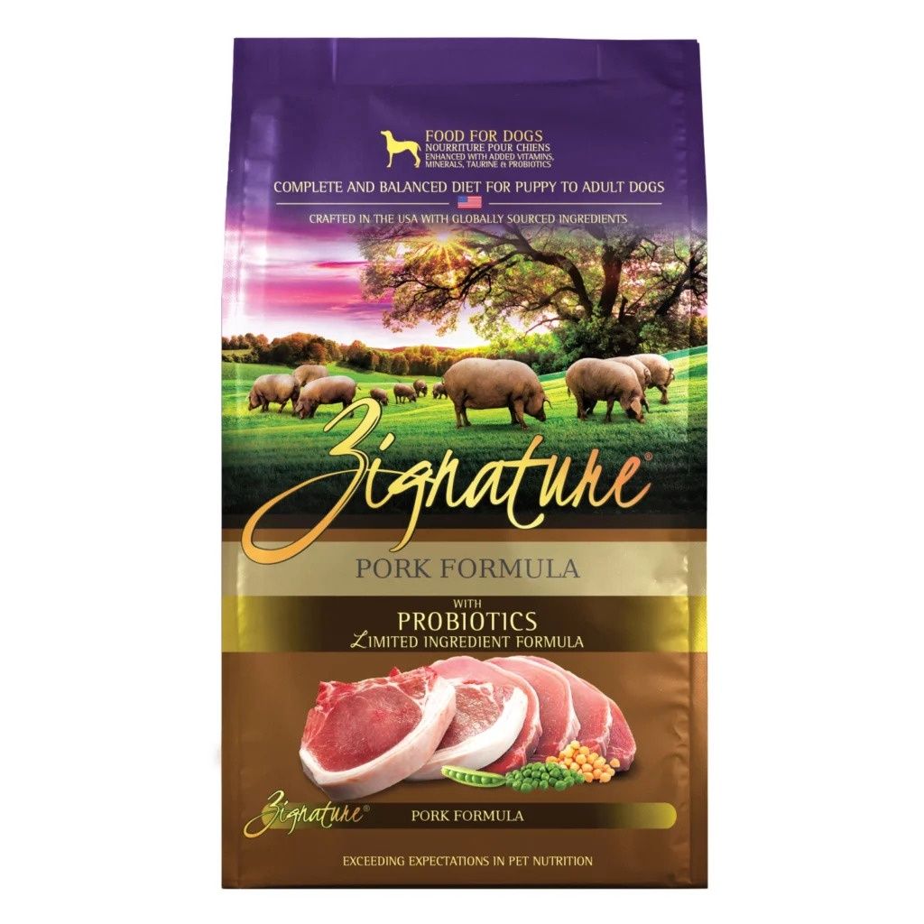 Zignature Original Pork Formula Dry Dog Food, Size: 25lb