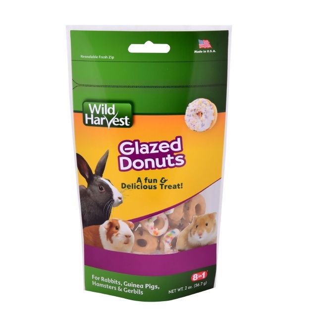 Wild Harvest Bake Shop Glazed Donuts Small Animal Treat Vanilla 2.2 oz.