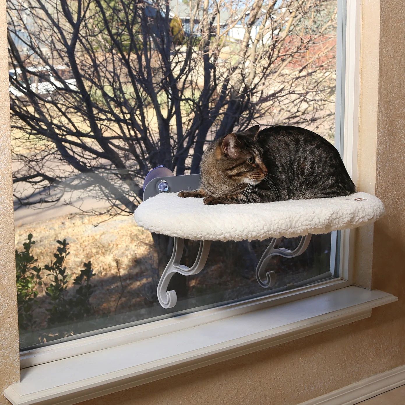 K&amp;H Pet Products Universal Mount Kitty Sill Original Fleece 14" x 24"
