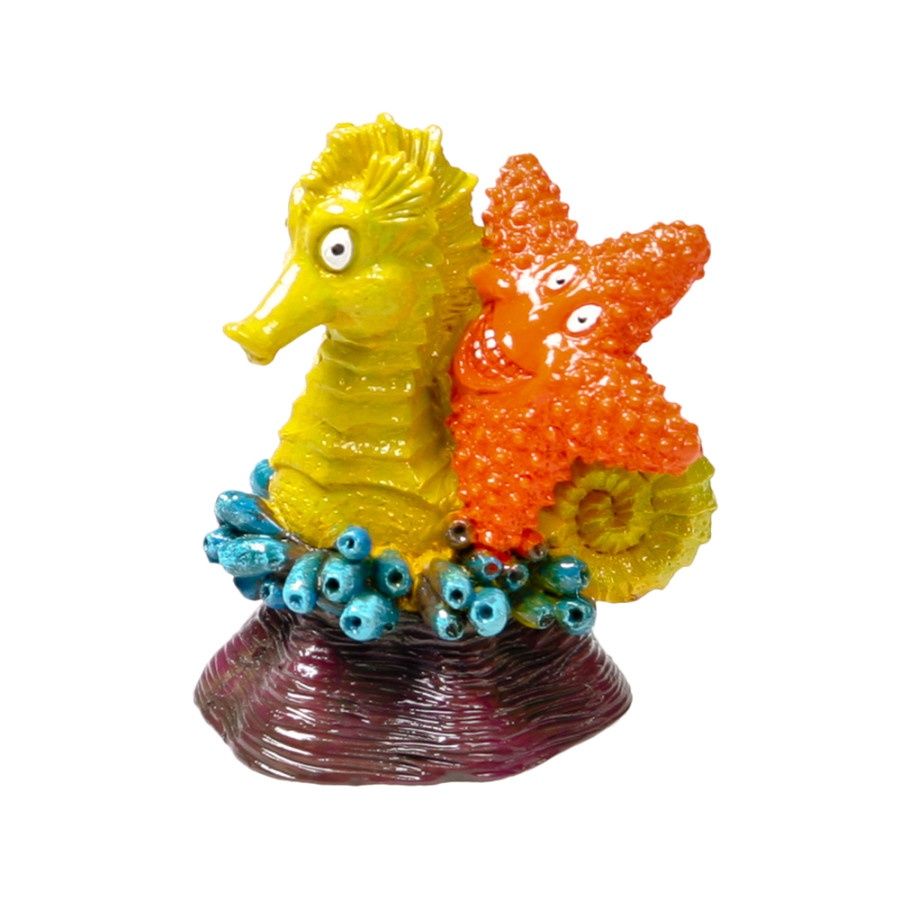 Blue Ribbon Pet Products Exotic Environments Seahorse &amp; Star Aquarium Statue