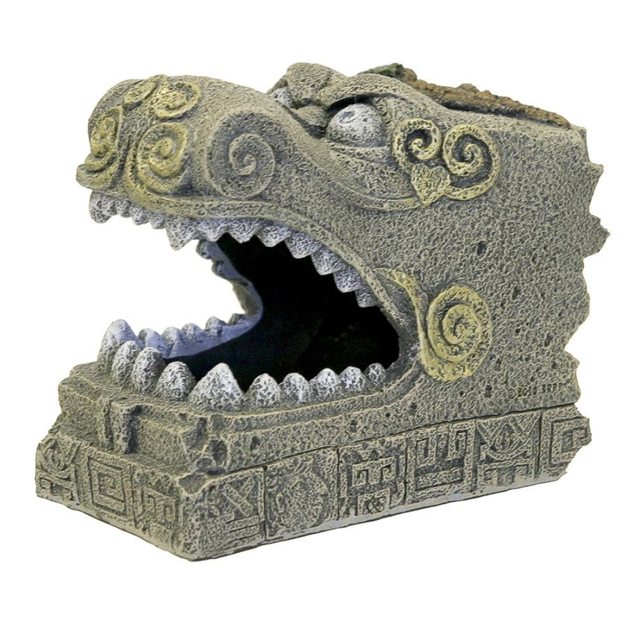Blue Ribbon Serpent Head Tomb Aquarium Ornament