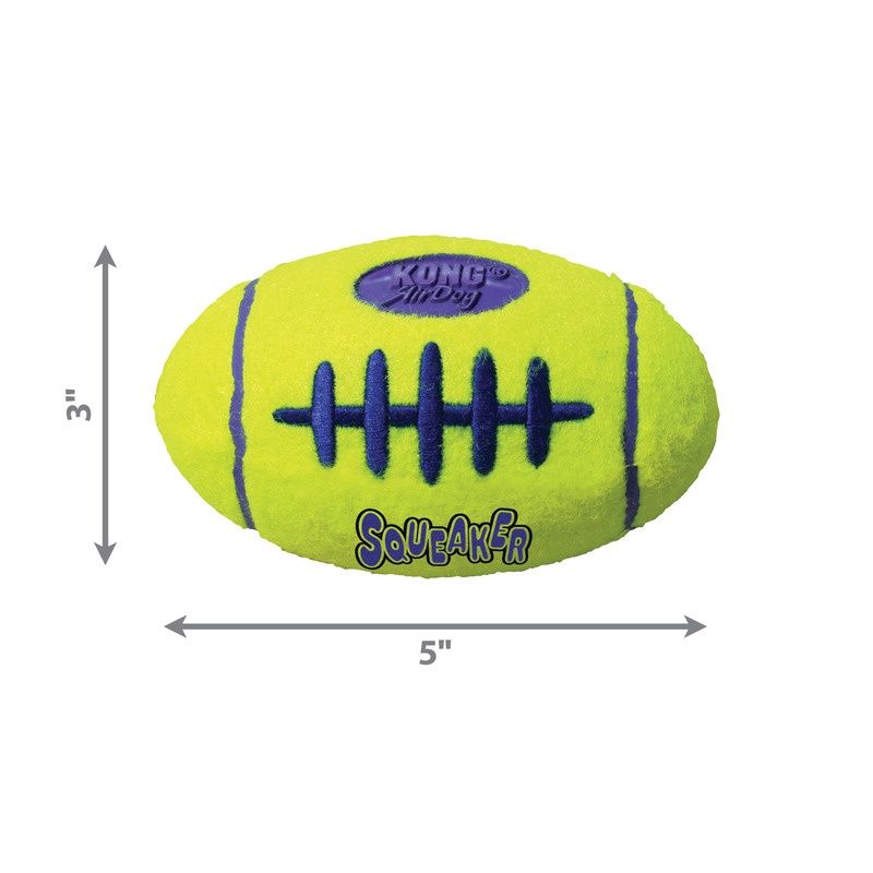 KONG Air Dog Squeaker Football Dog Toy, Size: Medium