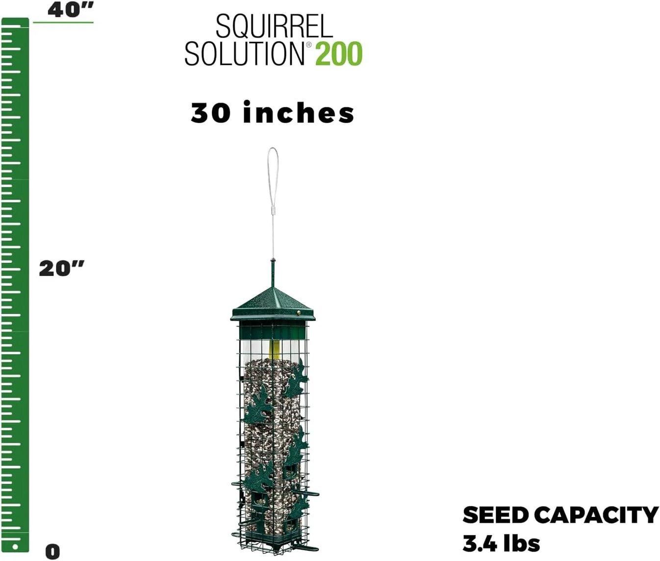 Brome Squirrel Solution 200 Squirrel Proof Bird Feeder
