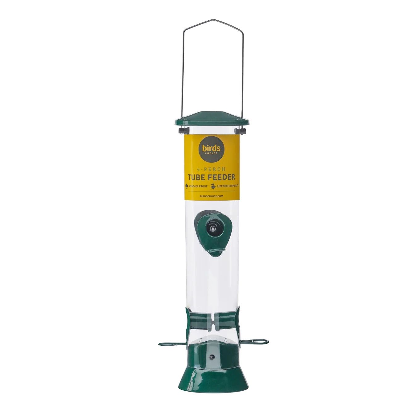 Birds Choice Large Economy Tube Bird Feeder with 4 Ports