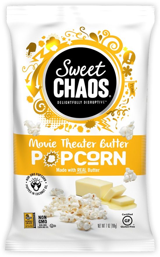 Sweet Chaos Popcorn Movie Theatre Butter 7oz.