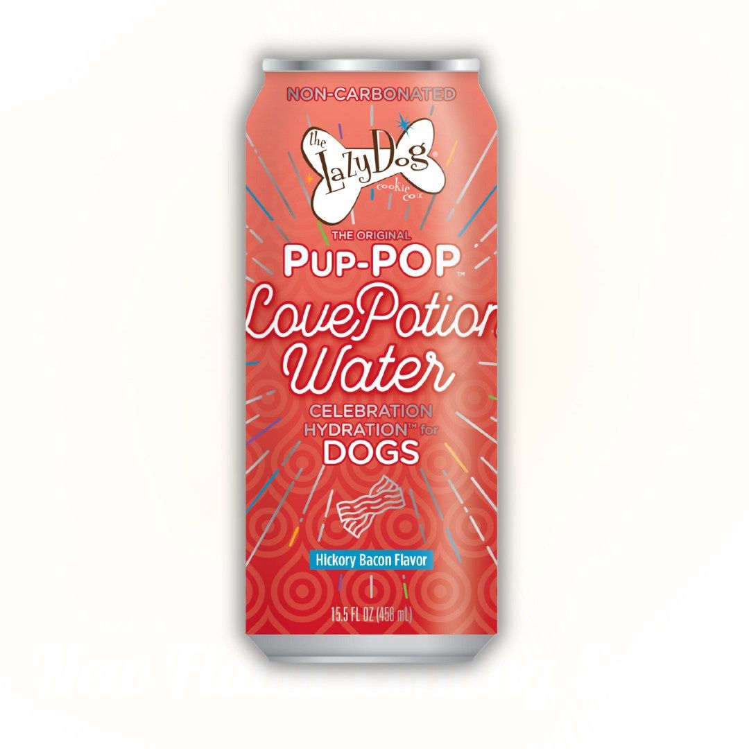 Lazy Dog Pup-Pop Love Potion Hickory Bacon Flavor 15.5oz.