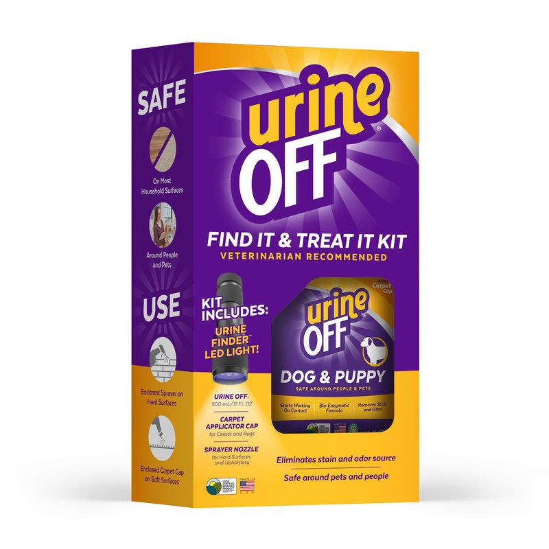 Urine Off Dog &amp; Puppy Find It Treat It Kit