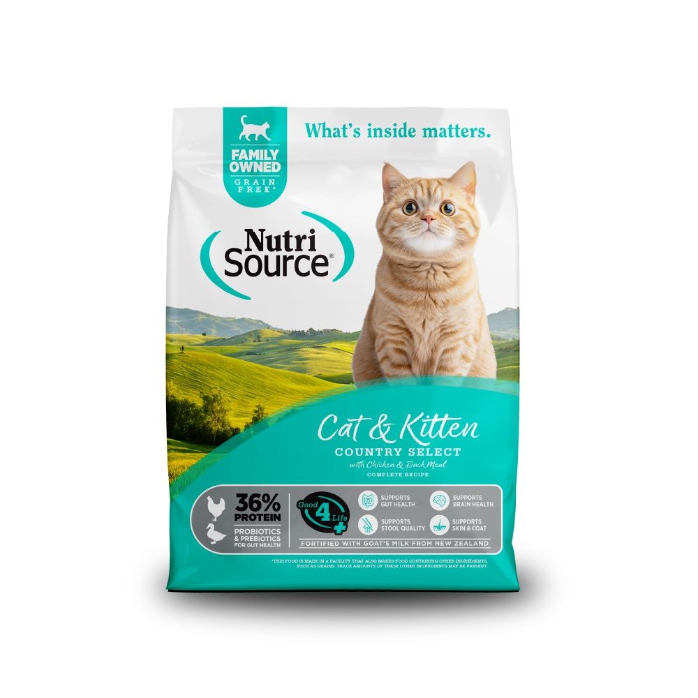 NutriSource Country Select Grain Free Dry Cat/Kitten Food, Size: 4lb