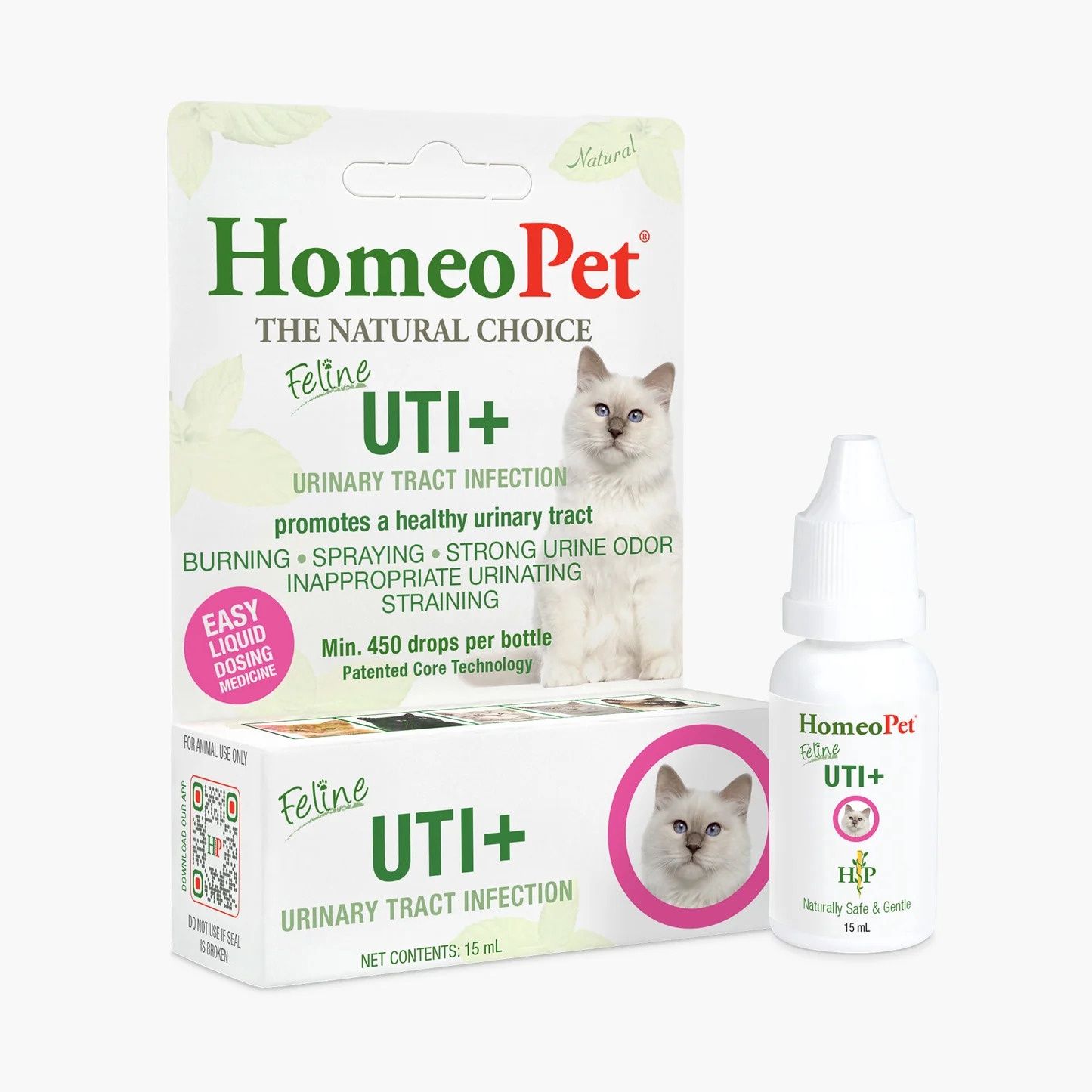 HomeoPet Feline UTI+ Drops, Size: 15ml