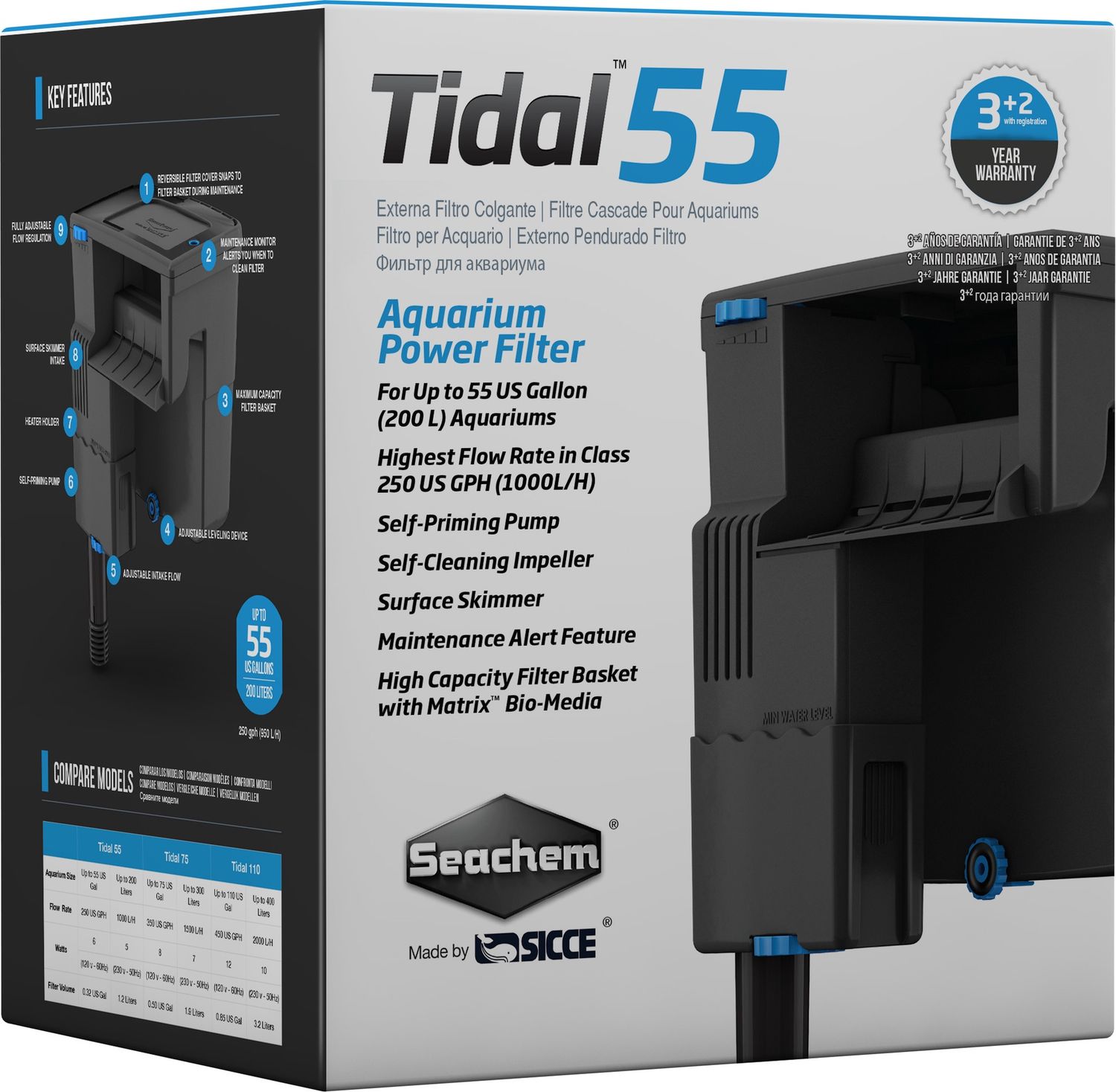 SeaChem Tidal 55 Power Filter