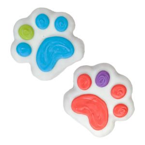Bosco &amp; Roxy's Frosted Dog Cookie, Shape: Paw