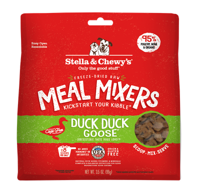 Stella &amp; Chewy's Duck Duck Goose Meal Mixers Freeze-Dried Dog Food Topper