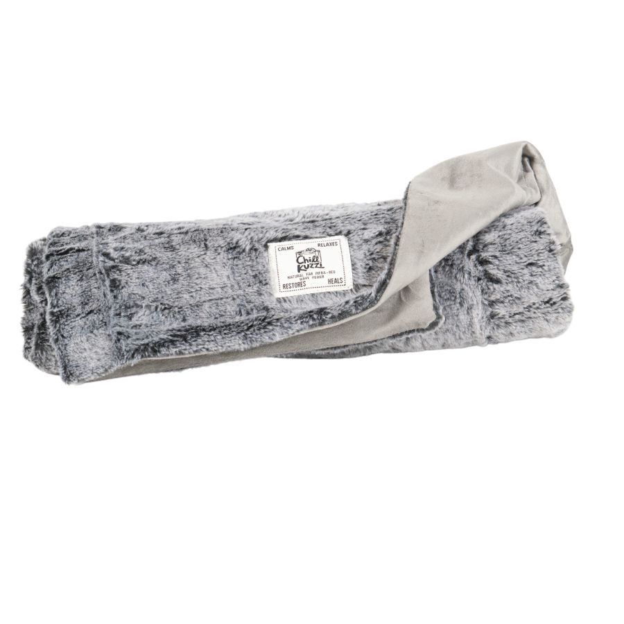 Dogs Gone Smart Chill Kuzzi F.I.R. Blanket, Color: Grey, Size: 30" x 40"