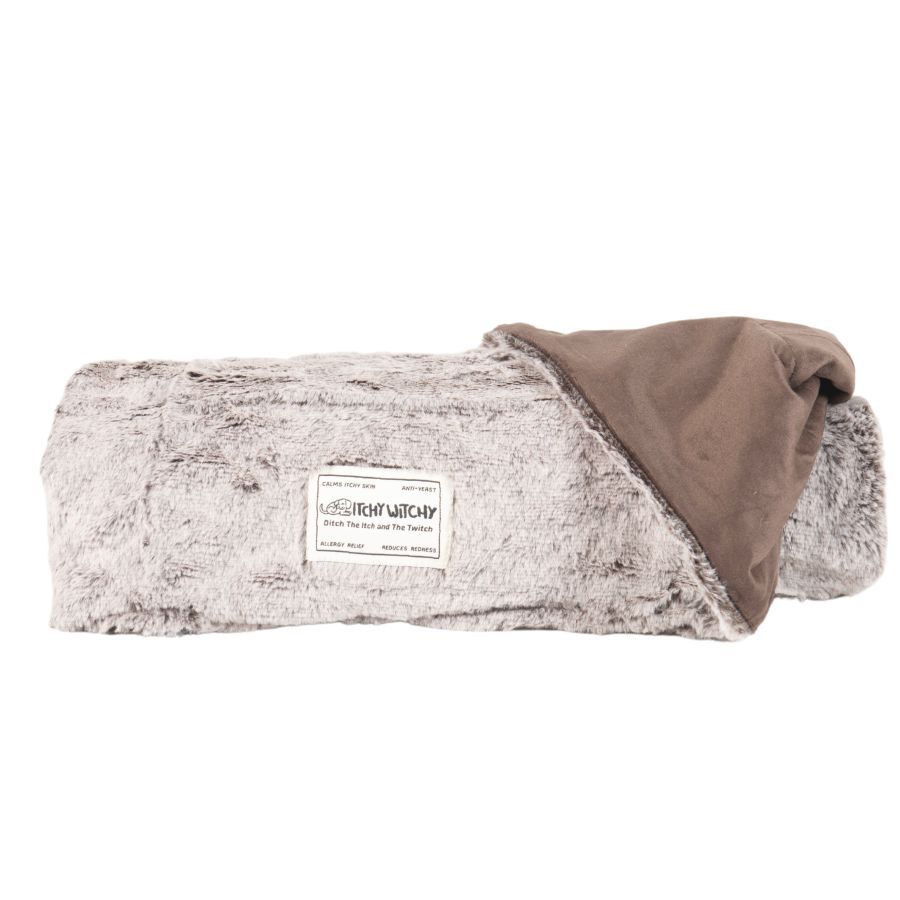 Dogs Gone Smart Itchy Witchy Blanket, Color: Chocolate Truffle, Size: 30"x 40"