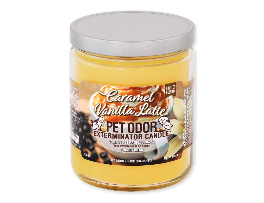 Pet Odor Exterminator - Carmel Vanilla Latte  Fragrance, Type: Candle 13oz