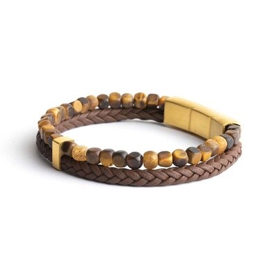Armband Double Brown M-L