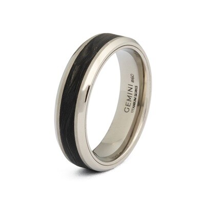 Ring Rota light carbon maat 66
