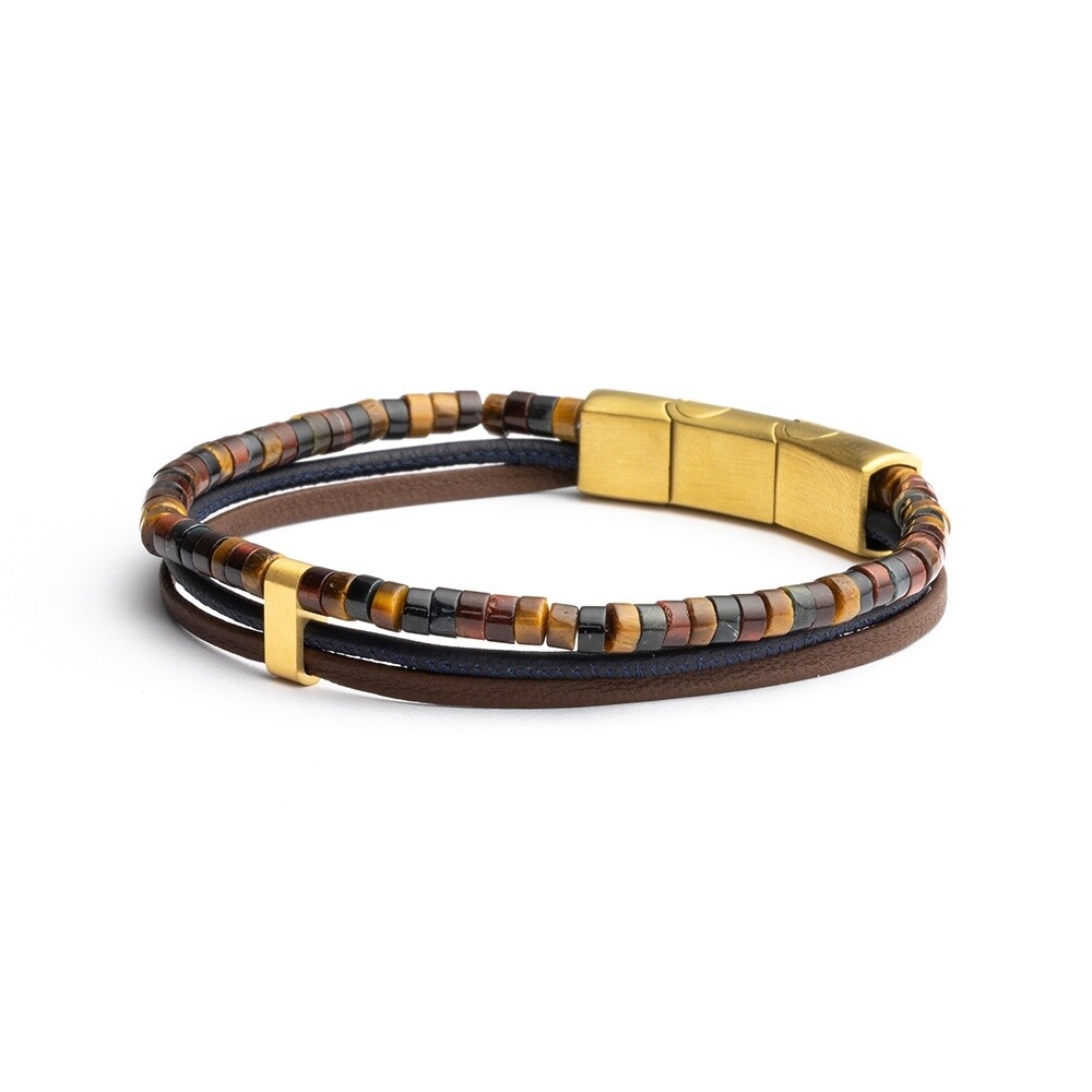 Herenarmband Triplux 3 colours XS-S
