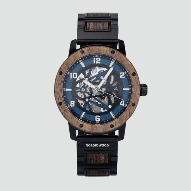 Herenhorloge Black Lava