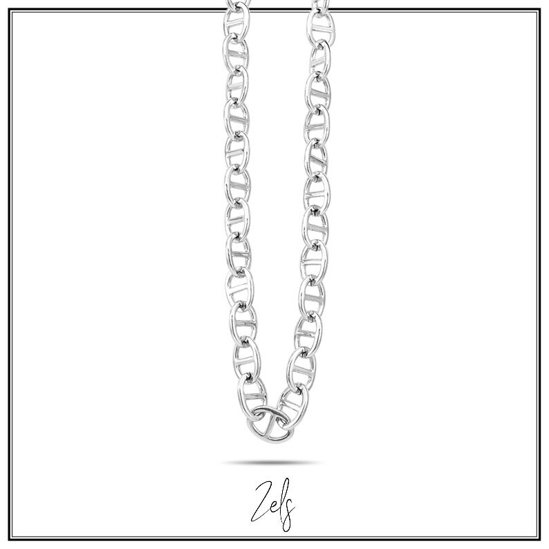 Staal ketting grote schakel.