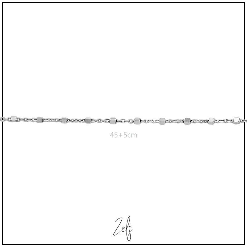Zilveren halsketting