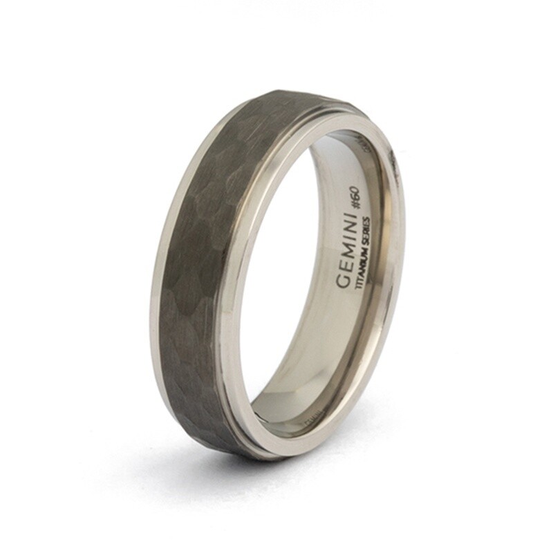 Ring Duplus Silver Black M62