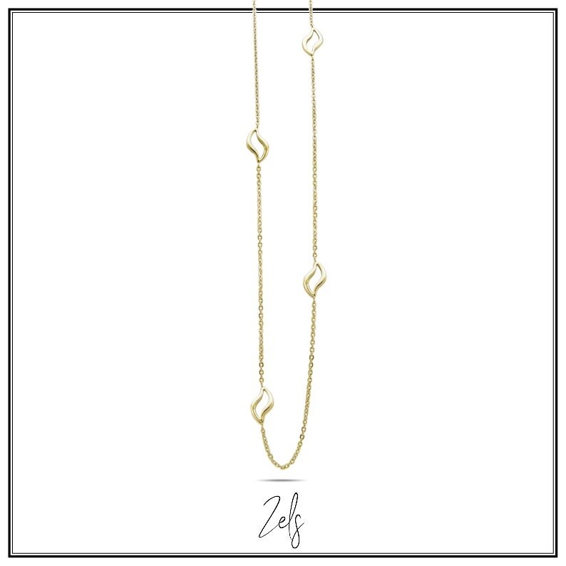 Ketting GoldPlated Wave